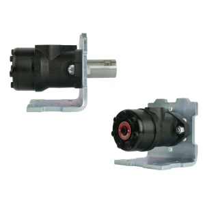 Hydraulikmotor Orbitmotoren Typ BMR Schluckvolumen 250 cm3/Umdr Max. Drehzahl 240 U/min, Welle 32 mm + Halteplatte 90° und Buchse 