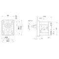 Hydraulikmotor Zahnradmotoren Schluckvolumen 14 cm3/Umdr Max. Drehzahl 3500 U/min Größe 2 mit Vorsatzlager