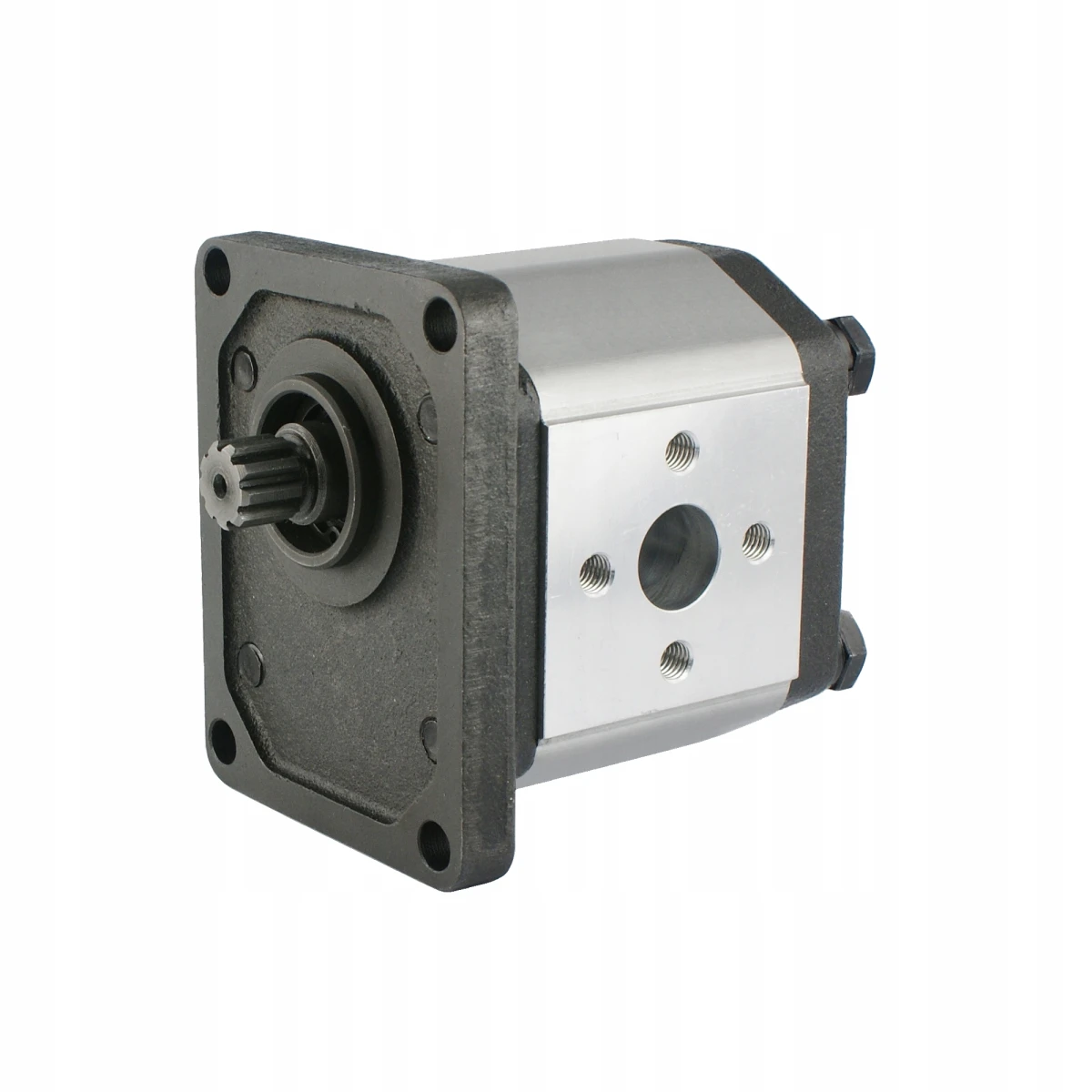 Hydraulikpumpe für einen HÜRLIMANN-Traktor, welle mit 9 Fräsern