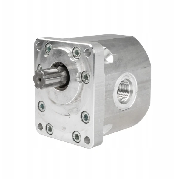 Hydraulikpumpe für einen FORTSCHRITT-Traktor, welle mit 6 Fräsern