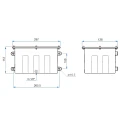 Hydrauliköltank 6 Liter seitliche Montage