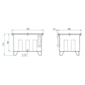 Hydrauliköltank freistehend 12 Liter