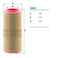 Luftfilter C25710/3 P782105 AF26399
