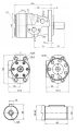 Hydraulikmotor Orbitmotoren Typ BMR Schluckvolumen 400 cm3/Umdr Max. Drehzahl 150 U/min, W32