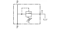Hydraulik Druckbegrenzungsventil VMPP Innengewinde: 1" Durchfluß: 160L/min Betriebsdruck: 50-400bar