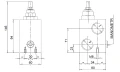 Hydraulik Druckbegrenzungsventil VMPP Innengewinde: 1" Durchfluß: 160L/min Betriebsdruck: 50-400bar