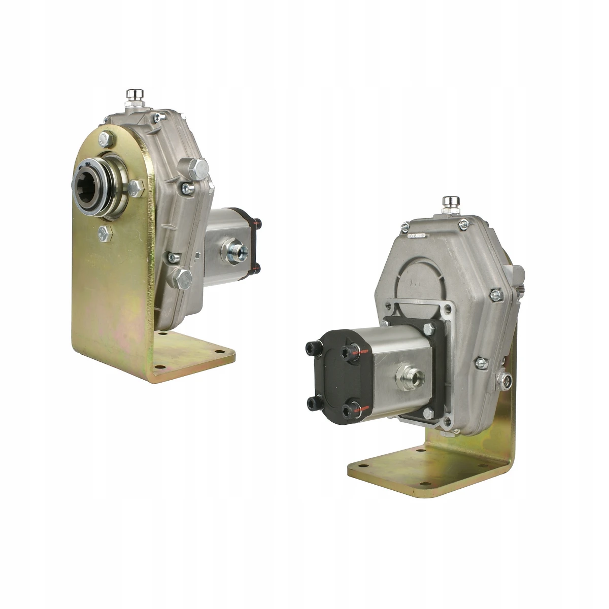 Zapfwellengetriebe mit Halteplatte und Hydraulikpumpe 26ccm, Größe 2, leistung von 53L/min