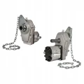 Zapfwellengetriebe mit Befestigungsplatte mit Kette Hydraulikpumpe 39ccm, Größe 3, Leistung von 80L/min. Zusätzlicher Zapfwellenstummel im Set enthalten