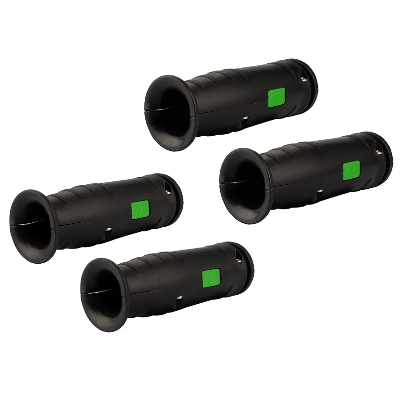 4x Hydraulikgriff zur Markierung, grün, Markierungsnummer: 2x1 und 2x2