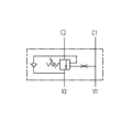 Hydraulik Ventil Einzel overcentre VBCD SE-A Innengewinde: 1" Durchfluß: 150L/min Max. Betriebsdruck: 350bar