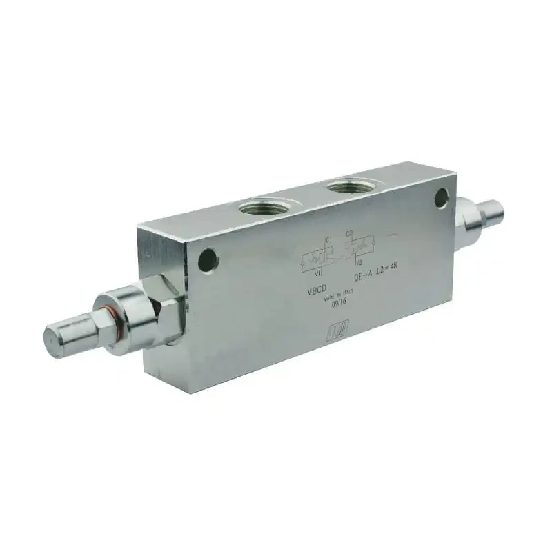 Hydraulik Ventil doppeltes overcentre VBCD DE-A Innengewinde: 3/4" Durchfluß: 100L/min Max. Betriebsdruck: 350bar