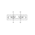 Hydraulik Ventil doppeltes overcentre VBCD DE-A Innengewinde: 1" Durchfluß: 150L/min Max. Betriebsdruck: 350bar