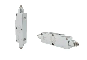 Hydraulisch sperrblock (Überlastsperrventil) doppelwirkend counterbalance VBCD Innengewinde: 3/8" Durchfluß: 40L/min Max. Betriebsdruck: 350bar 