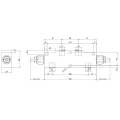Hydraulisch sperrblock (Überlastsperrventil) doppelwirkend counterbalance VBCD Innengewinde: 1/2" Durchfluß: 60L/min Max. Betriebsdruck: 350bar
