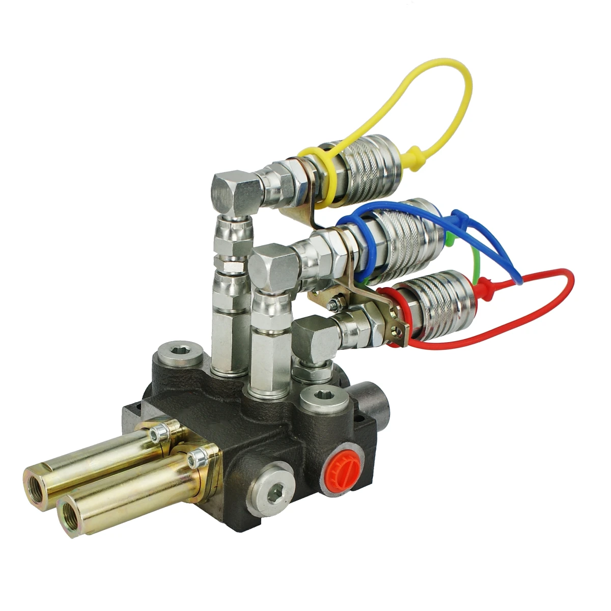 Hydrauliksteuerverteiler 40L/min 2-fach DW mit den Bowdenzüge gesteuert mit kompletten kupplungsdose BG3