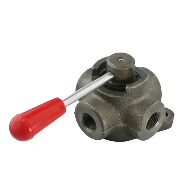 Hochdruck - kugelhahn 4 Wege Mitte offene IF 4 VIE 1/2'' Innengewinde: 1/2" Max. Durchfluß: 60L/min Max. Betriebsdruck: 250bar