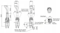 Handsteuerventil 40L/min 2-Fach 2xDW + Joystick ohne Knopf + 2x Bowdenzüge - HT24