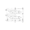 Handsteuerventil 40L/min 2-Fach 2xDW + Joystick ohne Knopf + 2x Bowdenzüge - HT24