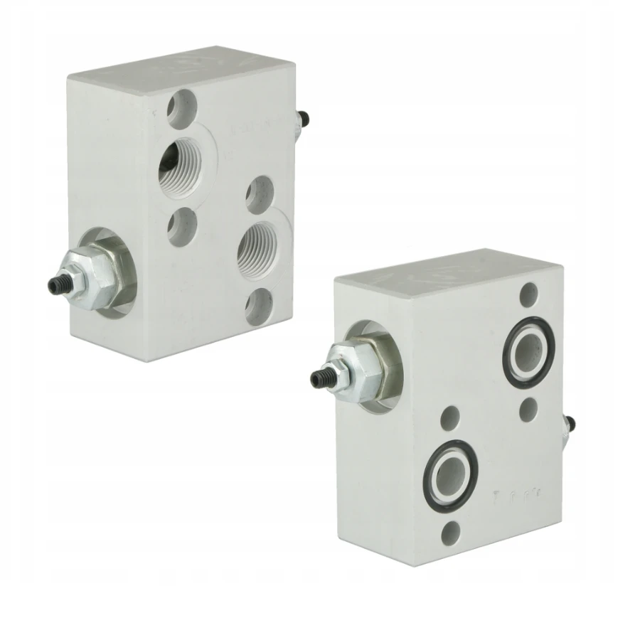 Schockventil doppelwirkend VAU OM für Ölmotoren BMR, SMR, OMP, BMP Innengewinde: 1/2" Durchfluß: 60L/min Max. Betriebsdruck: 50-200bar