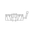 Durchflussverteiler, Hydraulisches Umschaltkugelhahn 6/2 Wege normalerweise offen + 4x Kupplungsdose + 2x Gerade Einschraubverschraubung