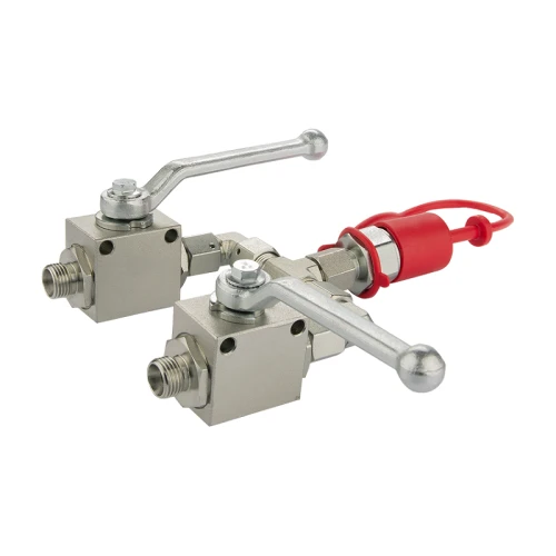 Produktbild von 2er-Set Hydraulik-Schnellkupplung M14 X 1,5 Mm – Innengewinde, Kohlenstoffstahl, öldicht, Werkzeuglose Handmontage, Für Hochdrucksysteme (Gesamtlänge 36 & 58 Mm)