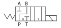 Elektromagnetventil CETOP 3 NG6 24V. Typ Schieber: LB- ATOS