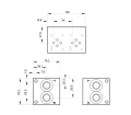 Ventilplatte CETOP 3 NG 06, 2 - Fach