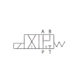 Elektromagnetventil CETOP 3 NG6 230V. Typ Schieber: MA