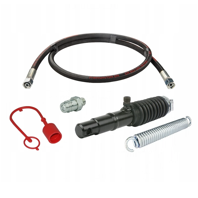 Hydraulikzylinder für Amazon Düngerstreuer + 1x Hydraulikschläuch 1500mm + 1x Kupplungsstecker