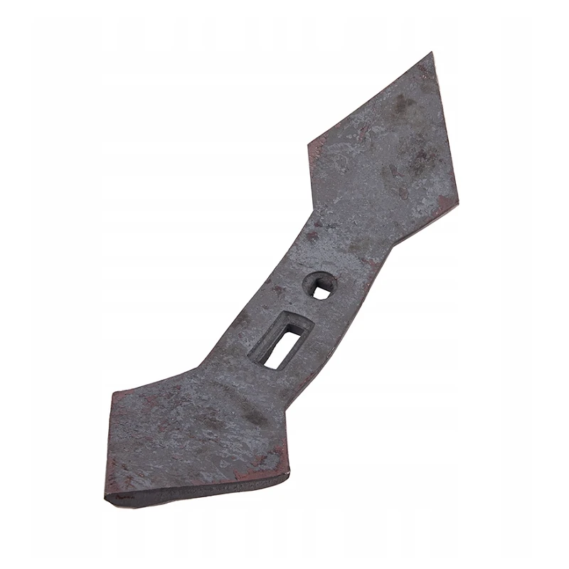 Doppelherzschar für Stoppelaggregate. Länge: 430 mm