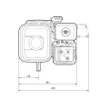 Verbrennungsmotor Honda GX120 UT3QX4OH mit Hydraulikpumpe BG1 3,80 ccm, 13,7 L/MIN