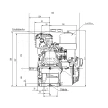 Verbrennungsmotor Honda GX160 UT2SX40H mit Hydraulikpumpe BG1 1,80 ccm, 6,48 L/MIN