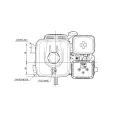 Verbrennungsmotor Honda GX270 UT2QXQ4OH mit Hydraulikpumpe BG1 3,80 ccm, 13,7 L/MIN
