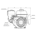 Verbrennungsmotor Honda GX200 UT2QX4OH