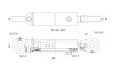 Set zu Wiesenschleppe Hydraulisch ausklappbar. Breite 8 m, Anzahl der Reihen 4