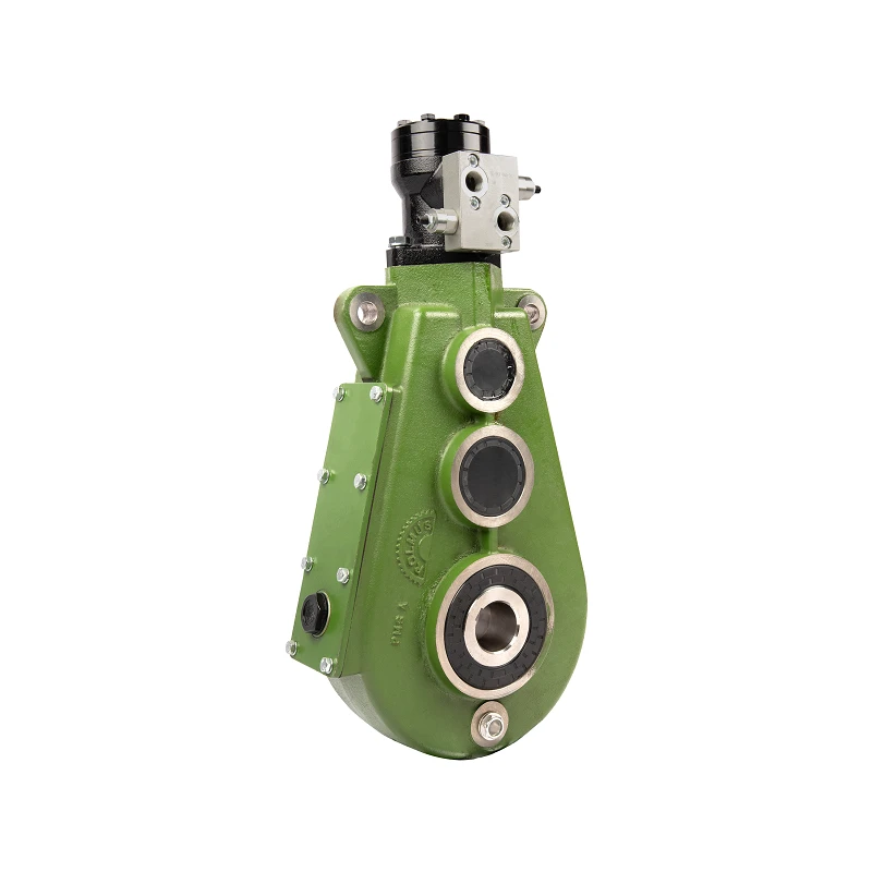 Kratzbodengetriebe typ PMS(A) 25-50-11-0.028, übersetzung: 35,7:1 mit Hydraulikmotor BMR 80