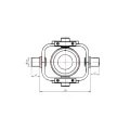 Hydraulik für Kippanhänger, Hydraulikaggregat 24V + Teleskopzylinder mit Kardanring Hub 1000. Tragkraft bis zu 12 Tonnen