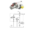 Hydraulik für Kippanhänger, Hydraulikaggregat 24V + Teleskopzylinder mit Kardanring Hub 1200. Tragkraft bis zu 10 Tonnen
