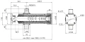 Hydraulik für Kippanhänger, Hydraulikaggregat 24V mit Funkfernbedienung + Teleskopzylinder mit Lagerbockpaar Hub 700. Tragkraft bis zu 5 Tonnen