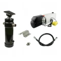 Hydraulik für Kippanhänger, Hydraulikaggregat 24V + Teleskopzylinder Hub 1300. Tragkraft bis zu 8 Tonnen