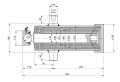 Hydraulik für Kippanhänger, Hydraulikaggregat 24V + Teleskopzylinder mit Kardanring Hub 1237. Tragkraft bis zu 8 Tonnen