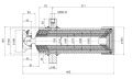 Hydraulik für Kippanhänger, Hydraulikaggregat 24V mit Funkfernbedienung mit Funkfernbedienung + Teleskopzylinder mit Kardanring und Lagerbockpaar Hub 1432. Tragkraft bis zu 12 Tonnen