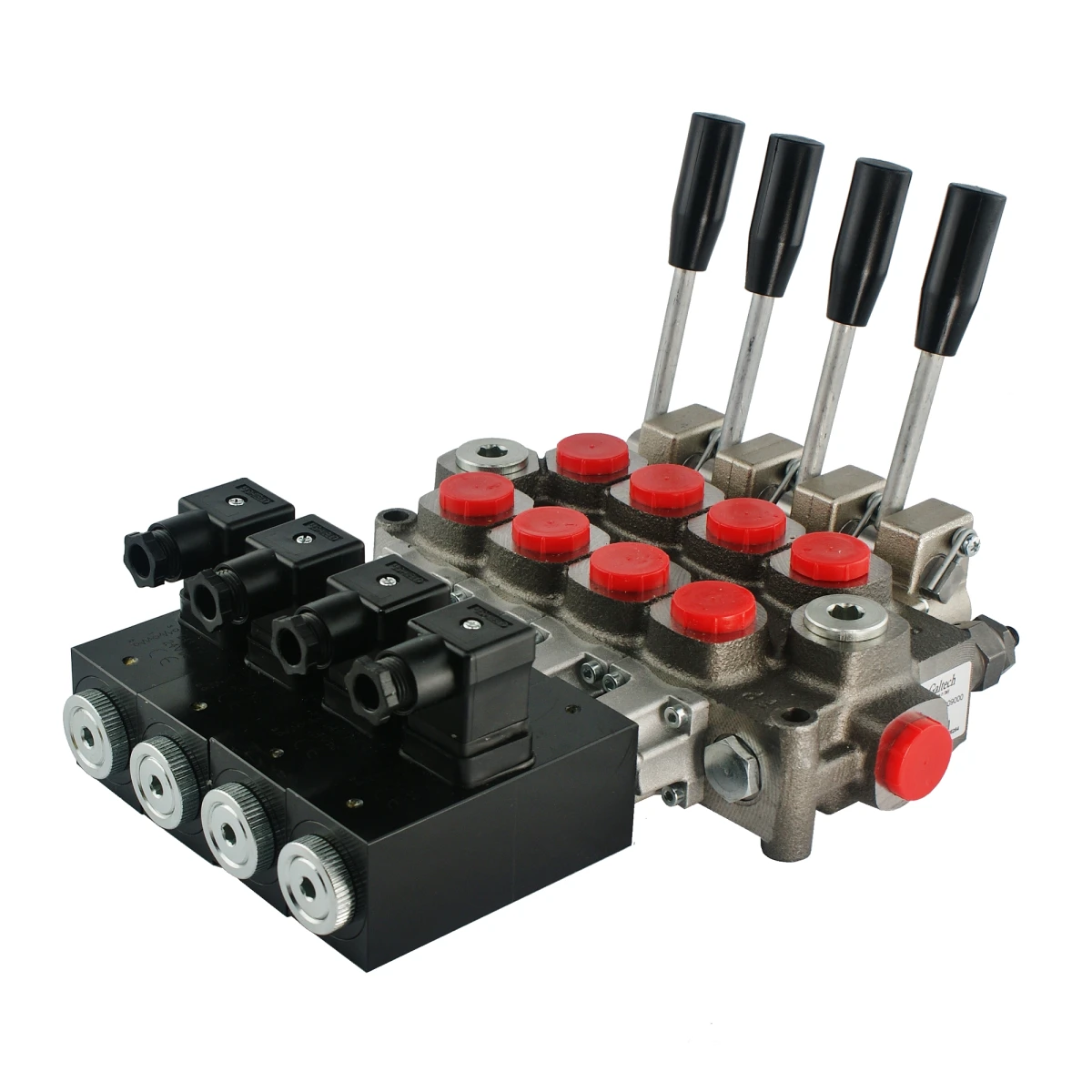 Elektromagnetisches steuerventil 60L 24Volt 4 Sektion doppeltwirkend