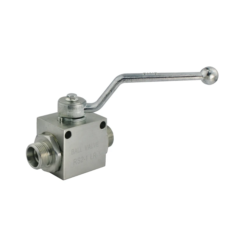 Hochdruck - kugelhahn 2 Wege RS 2 VIE M22x1,5 Gewinde: M22x1,5 Max. Durchfluß: 60L/min Max. Betriebsdruck: 350bar