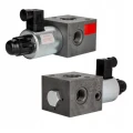 Hydraulik Umschaltventil 3/2-Wege Innengewinde: 3/4" Max. Durchfluß: 100L/min Max. Betriebsdruck: 350bar Spannung: 12V