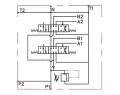 Elektromagnetisches steuerventil 80L 2-Fach 12V im Set mit einem Steuernde Paneel mit Kabel