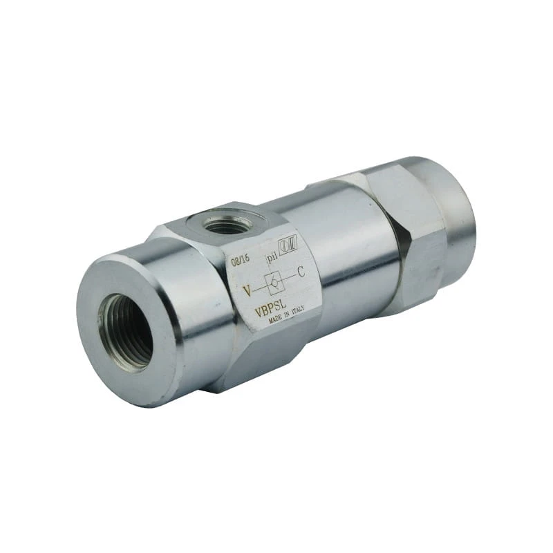 Hydraulisch sperrblock sperrventil einfachwirkend VBPSL Innengewinde: 3/4" Durchfluß: 80L/min Max. Betriebsdruck: 250bar