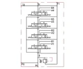 Elektromagnetisches steuerventil 80L 4-Fach 12V im Set mit einem 5-Positionen Joystick elektrischer