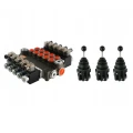 Elektromagnetisches steuerventil 80L 5-Fach 12V im Set mit einem 3 5-Positionen Joysticks elektrischer
