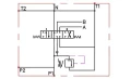 Elektromagnetisches steuerventil 80L 1-Fach 24V im Set mit einem 5-Positionen-Elektro-Joystick